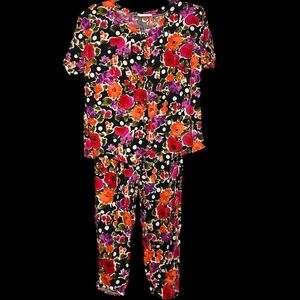 Vintage Colorful Floral Set